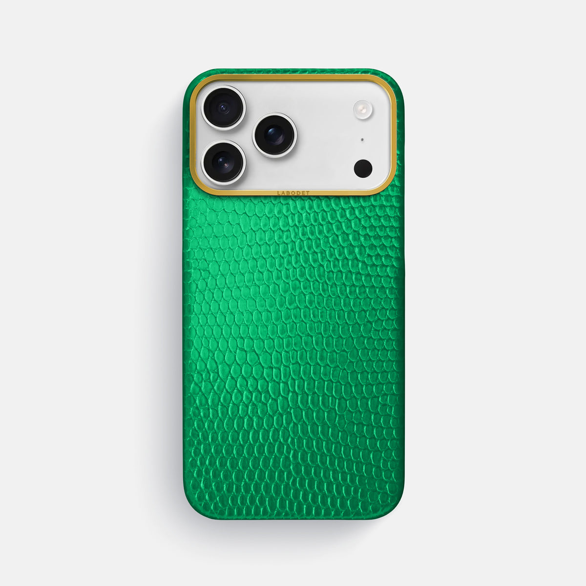 Classic Case For iPhone 17 Pro Max In Lizard -1 | Apple-Green-Gold
