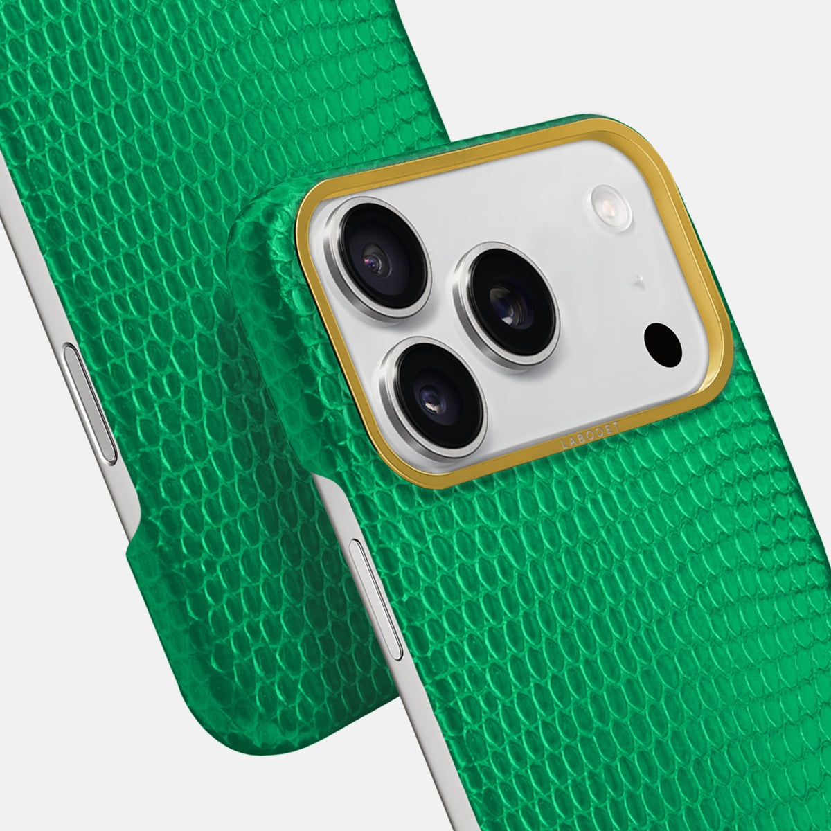 Classic Case For iPhone 17 Pro Max In Lizard -6 | Apple-Green-Gold