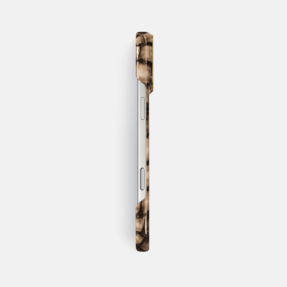 Classic Case For iPhone 17 Pro Max In Patina Alligator -3 | Etoupe-Gold