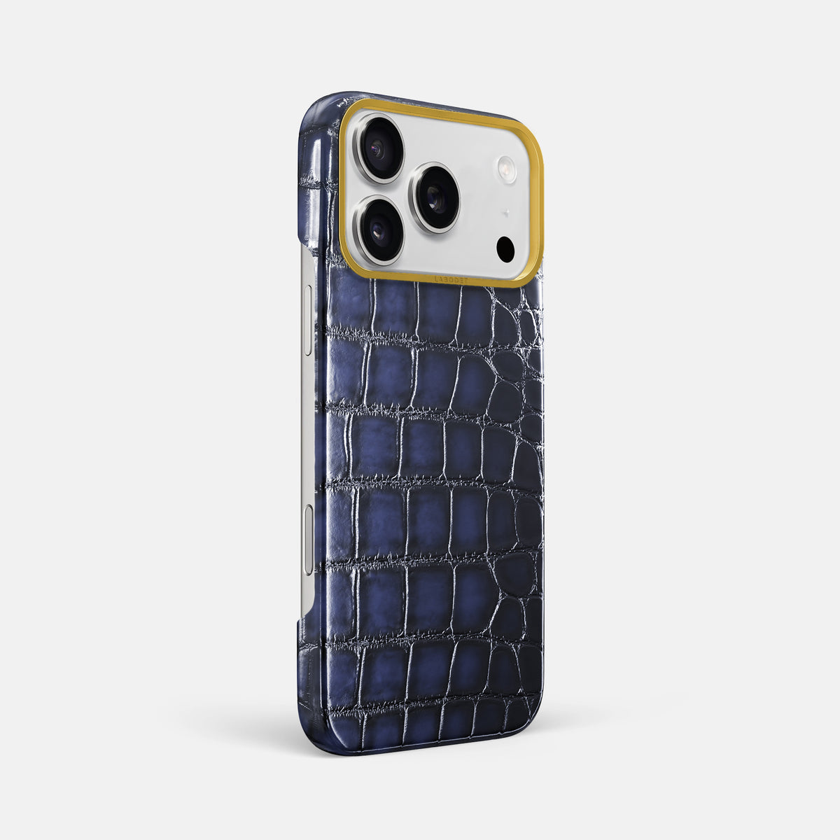 Classic Case For iPhone 17 Pro Max In Patina Alligator -2 | Havana-Blue-Gold