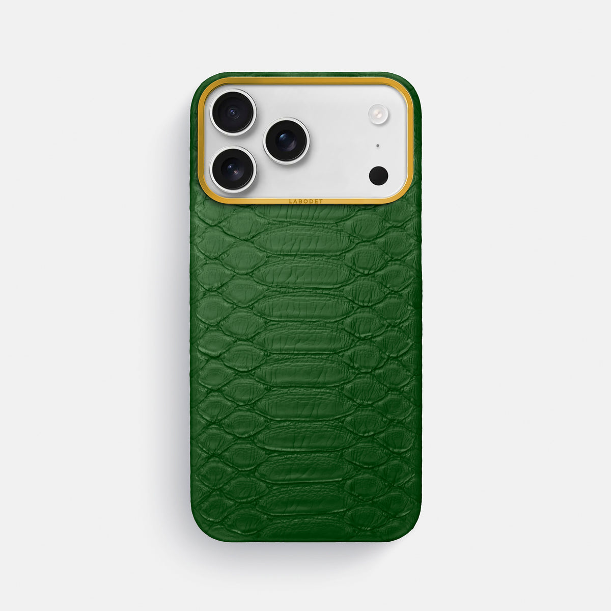 Classic Case For iPhone 17 Pro Max In Python -1 | Green-Gold