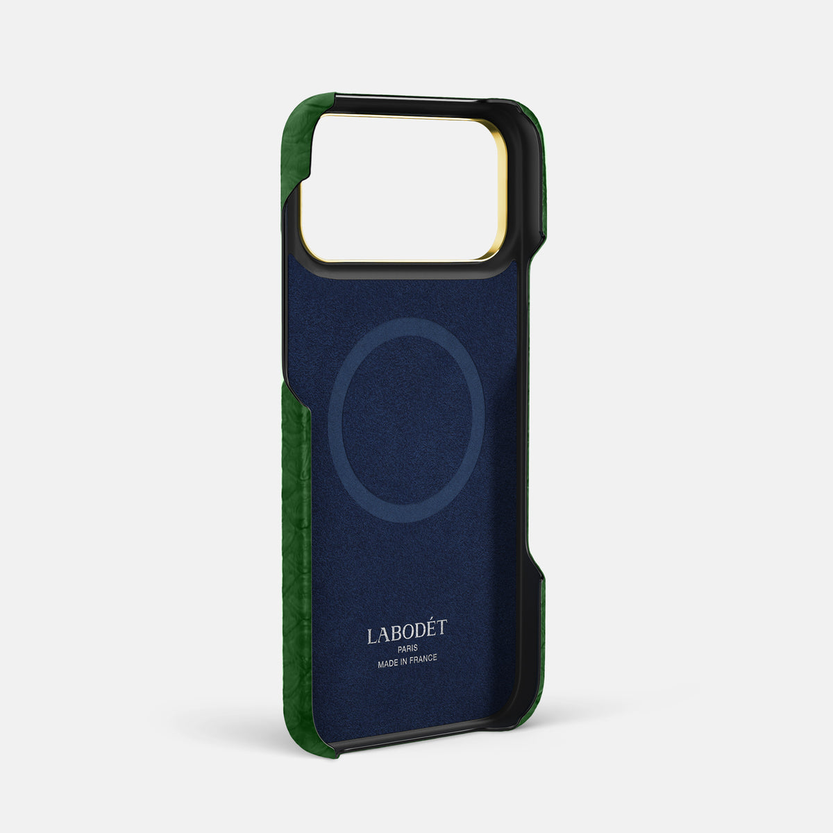 Classic Case For iPhone 17 Pro Max In Python -4 | Green-Gold
