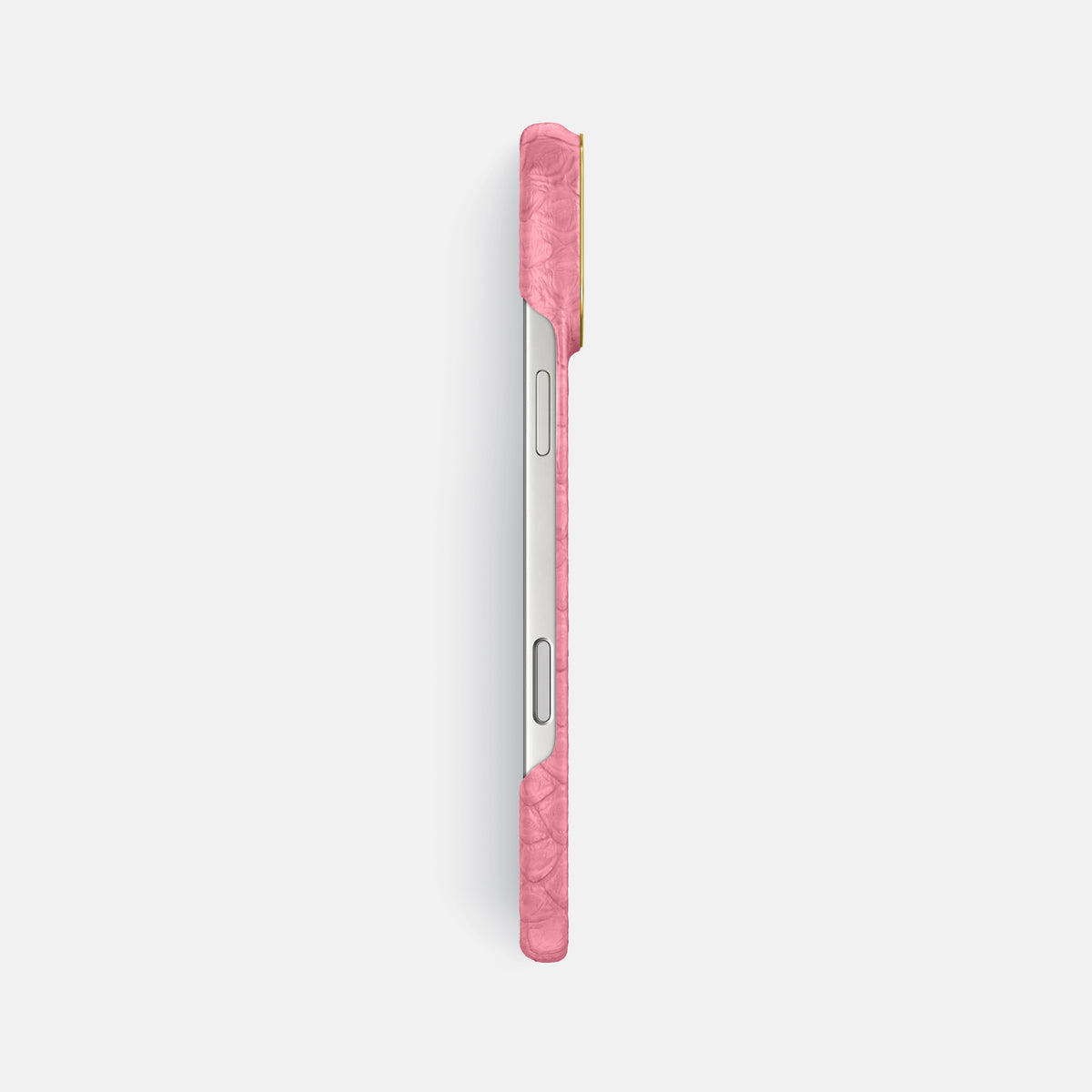 Classic Case For iPhone 17 Pro Max In Python -3 | Pink-Gold