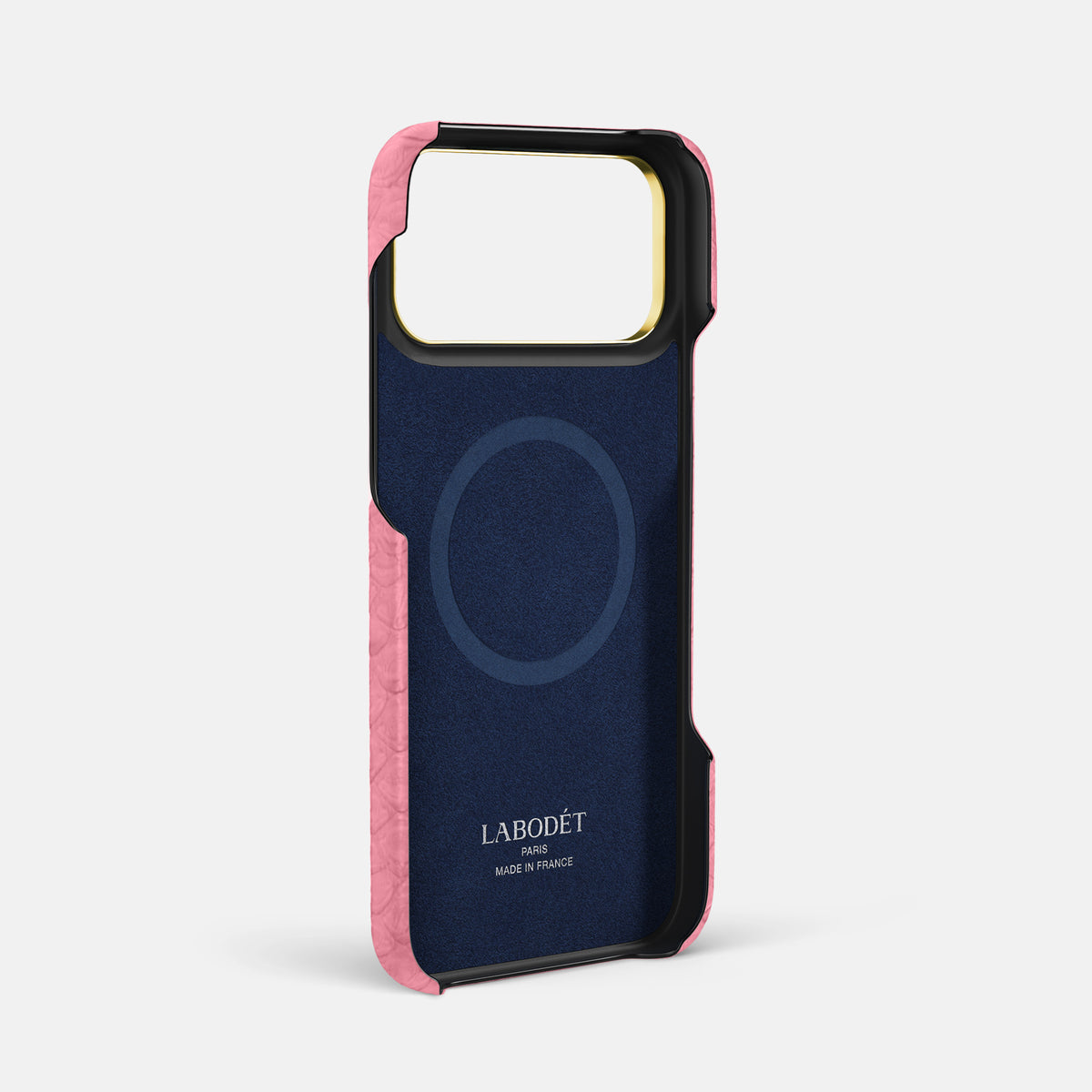 Classic Case For iPhone 17 Pro Max In Python -4 | Pink-Gold