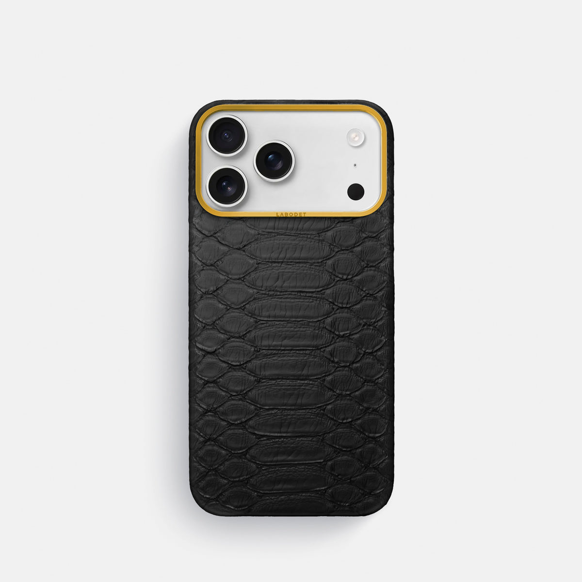 Classic Case For iPhone 17 Pro In Python -1 | Black-Gold