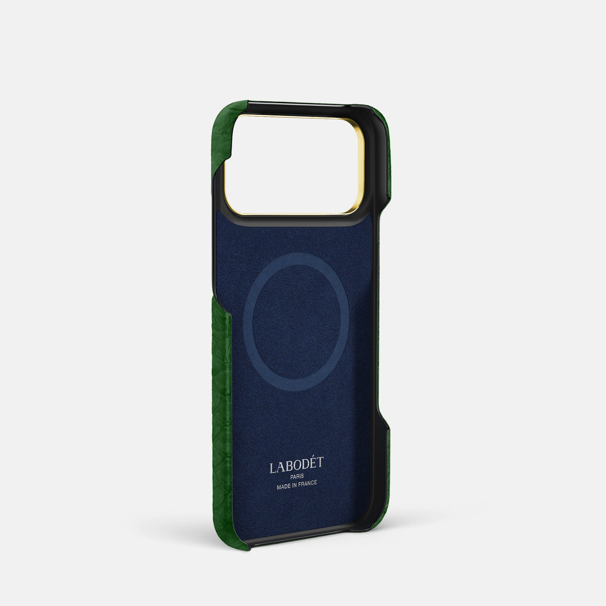 Classic Case For iPhone 17 Pro In Python -4 | Green-Gold