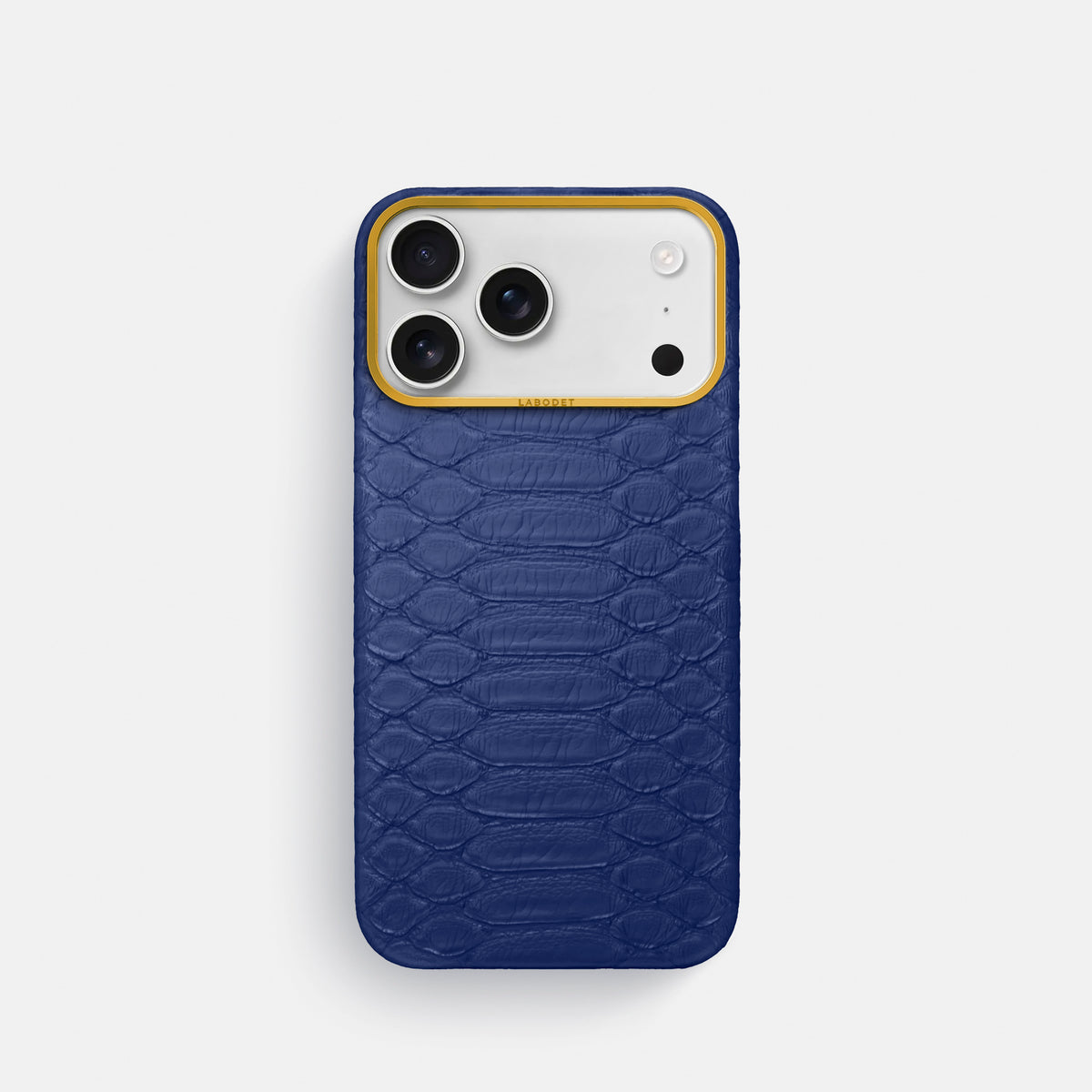 Classic Case For iPhone 17 Pro In Python -1 | Royal-Blue-Gold