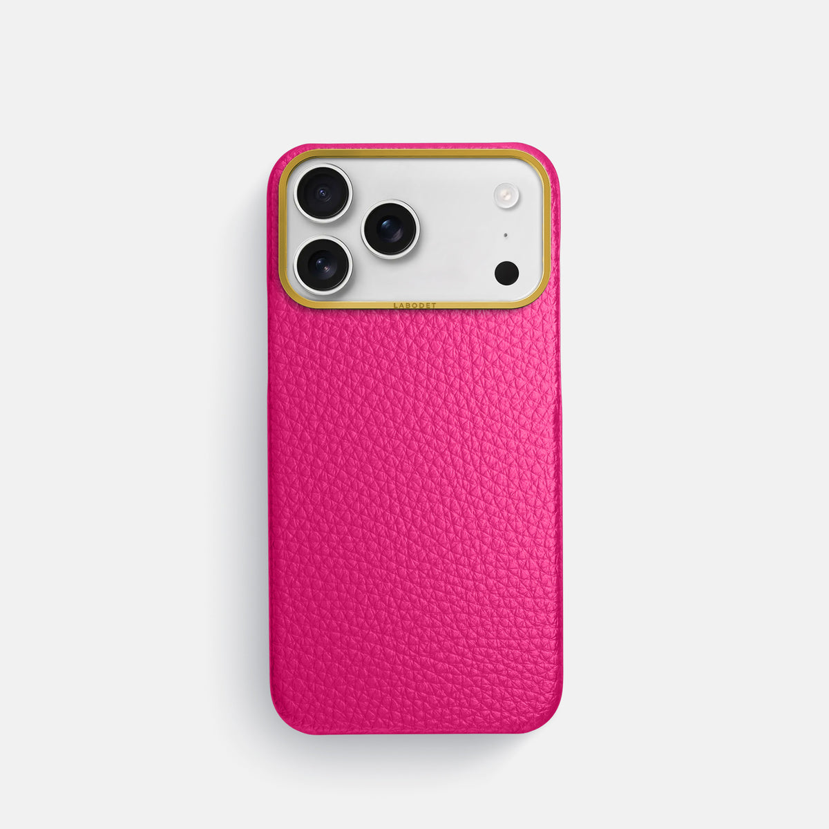 Classic Case For iPhone 18 Pro In Calf -1 | Magenta-Gold