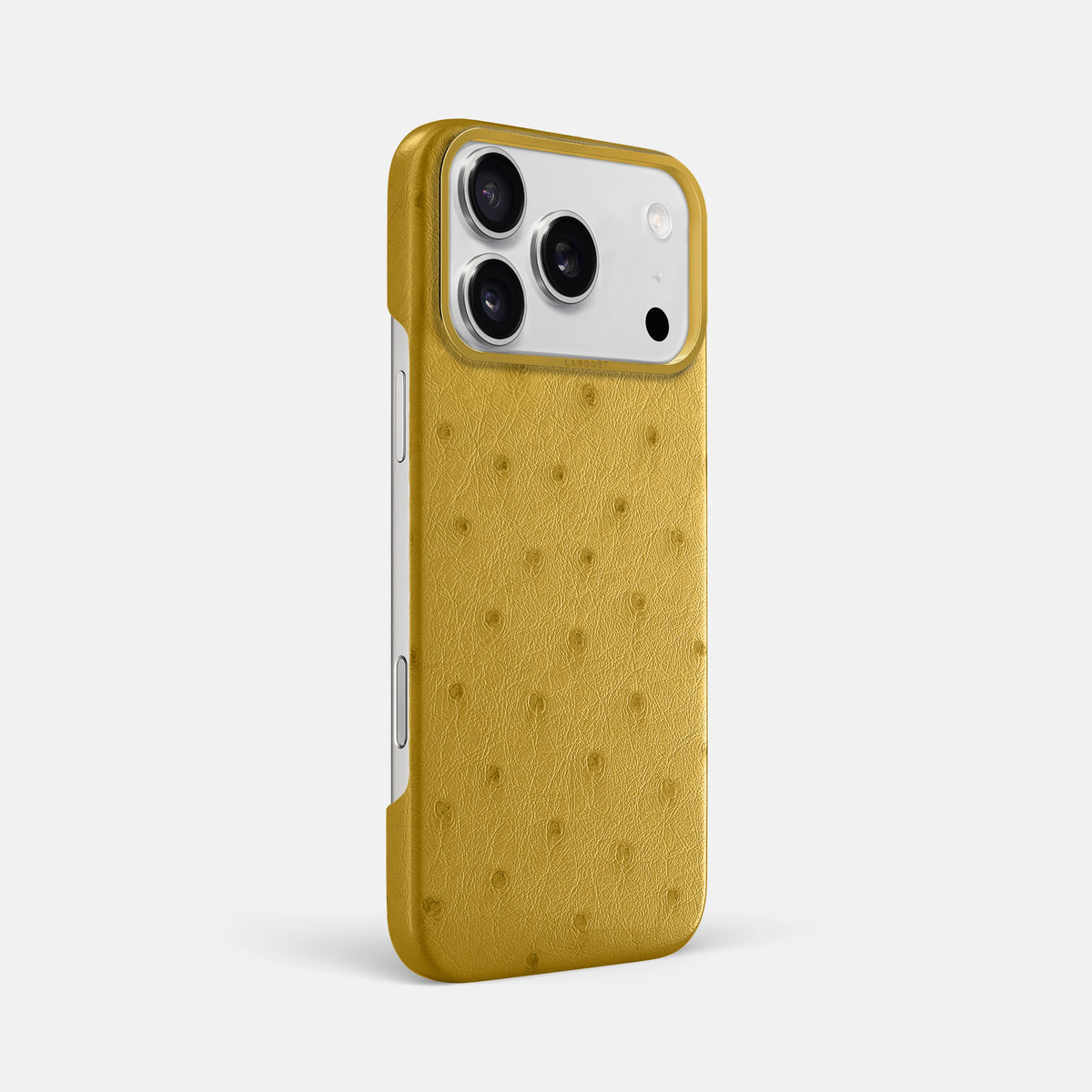 Classic Case For iPhone 18 Pro Max In Ostrich -2 | Gold-Gold