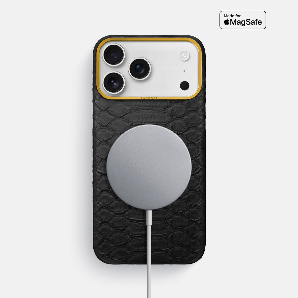 Classic Case For iPhone 18 Pro Max In Python -5 | Black-Gold