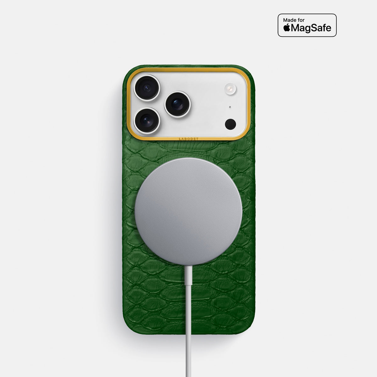 Classic Case For iPhone 18 Pro In Python -5 | Green-Gold