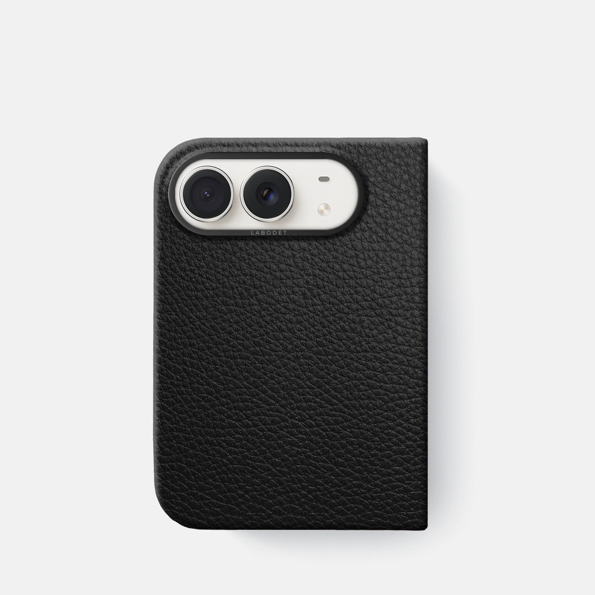 Classic Case For iPhone Duo In Calf -1 | Black-Black