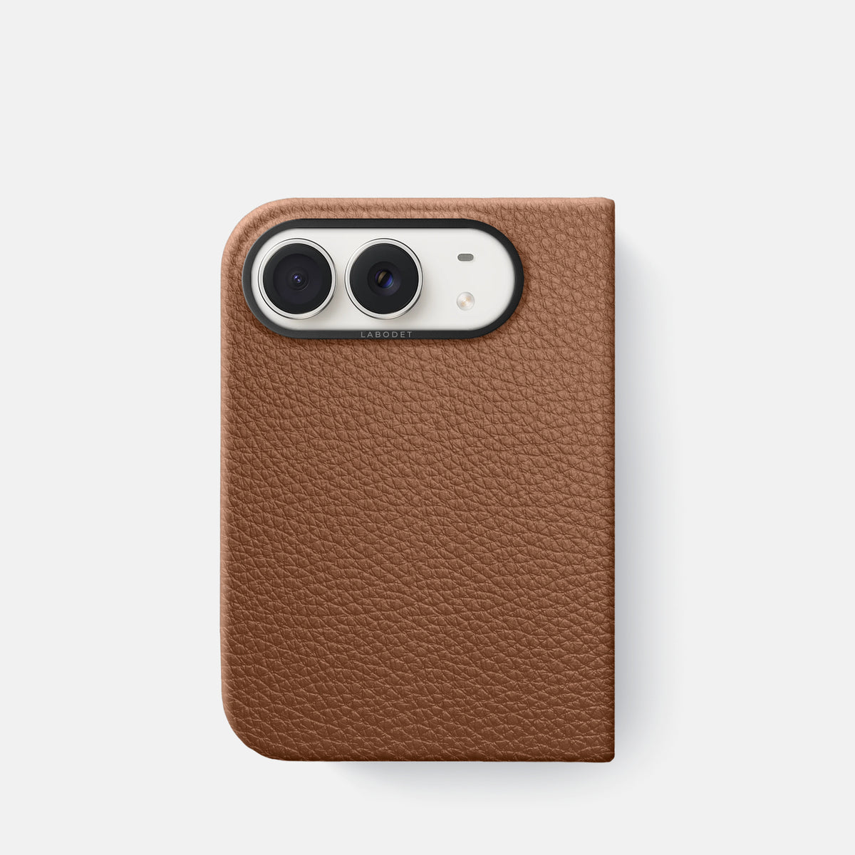 Classic Case For iPhone Duo In Calf -1 | Caramel-Black