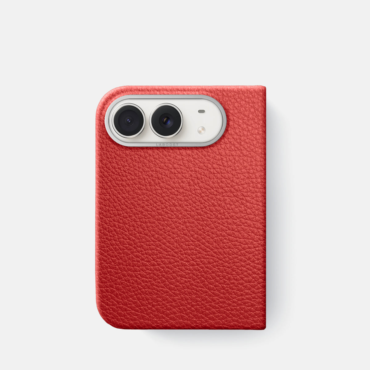 Classic Case For iPhone Duo In Calf -1 | Red-Steel