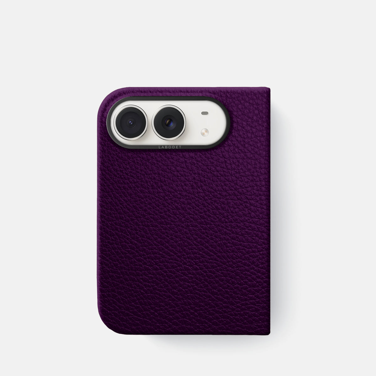 Classic Case For iPhone Duo In Calf -1 | Violet-Black