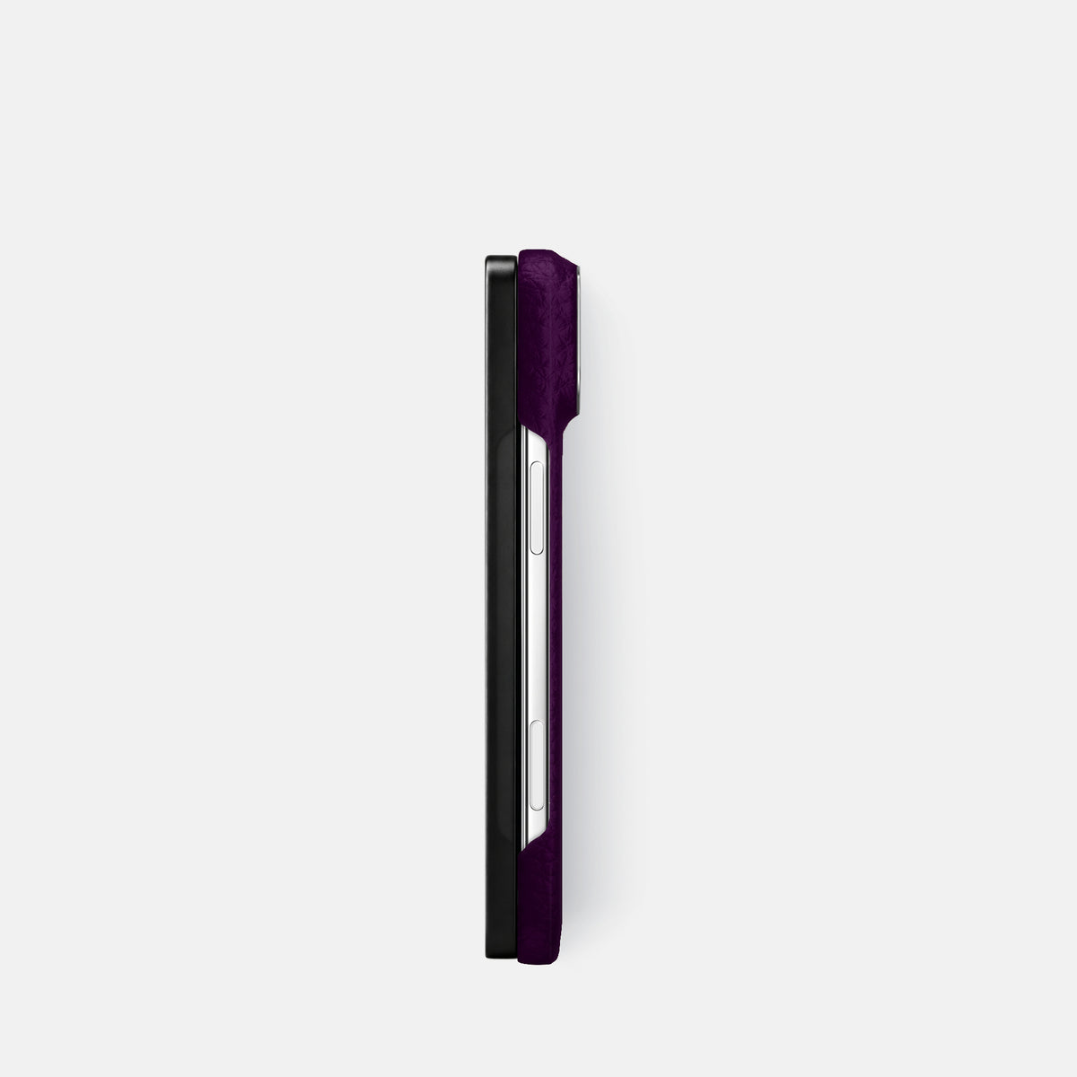 Classic Case For iPhone Duo In Calf -3 | Violet-Steel