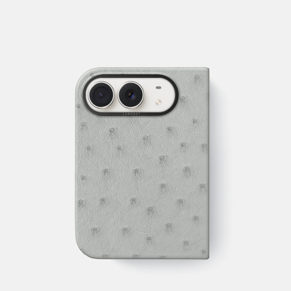 Classic Case For iPhone Duo In Ostrich -1 | White-Black