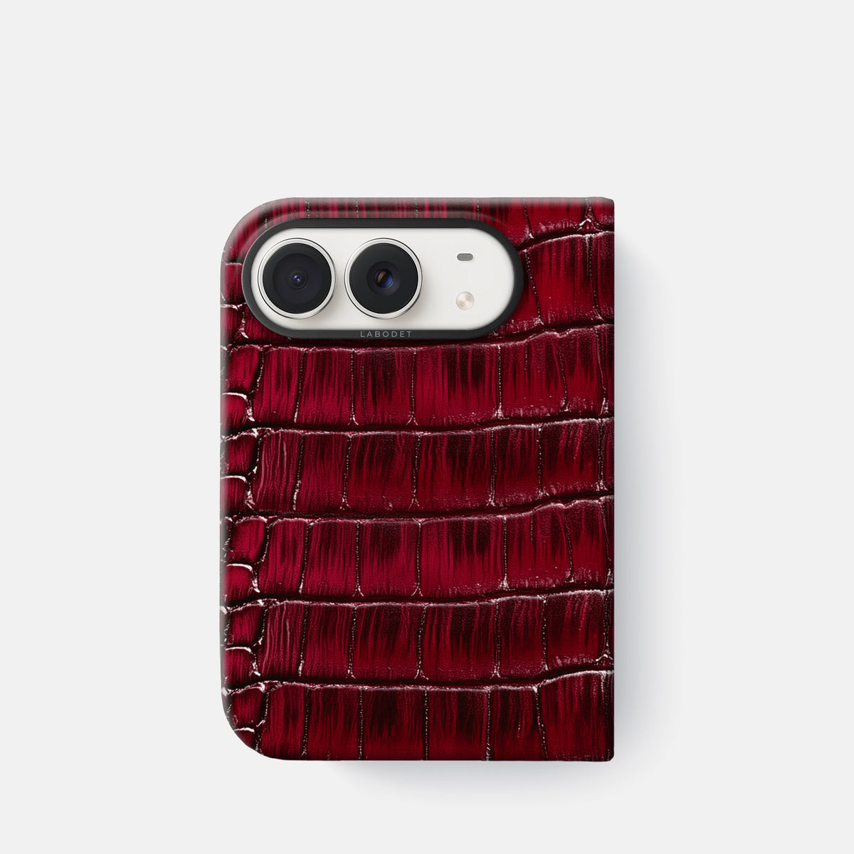 Classic Case For iPhone Duo In Patina Alligator -1 | Havana-Burgundy-Black
