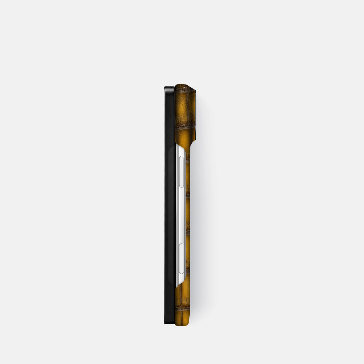Classic Case For iPhone Duo In Patina Alligator -3 | Sydney-Black
