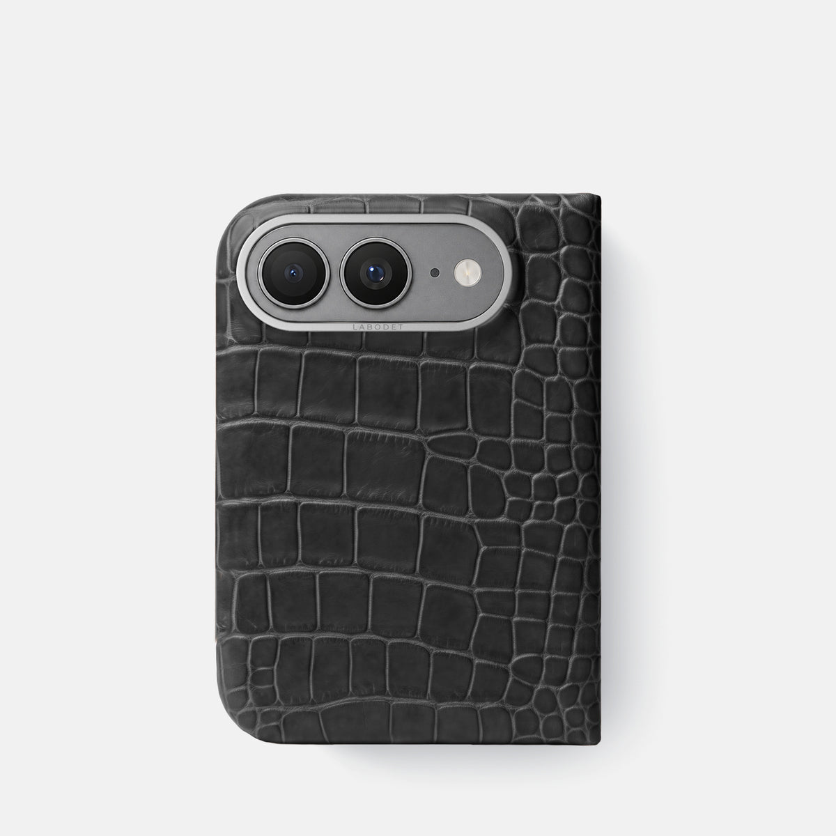 Classic Case For iPhone Ultra In Alligator -1 | Black-Steel