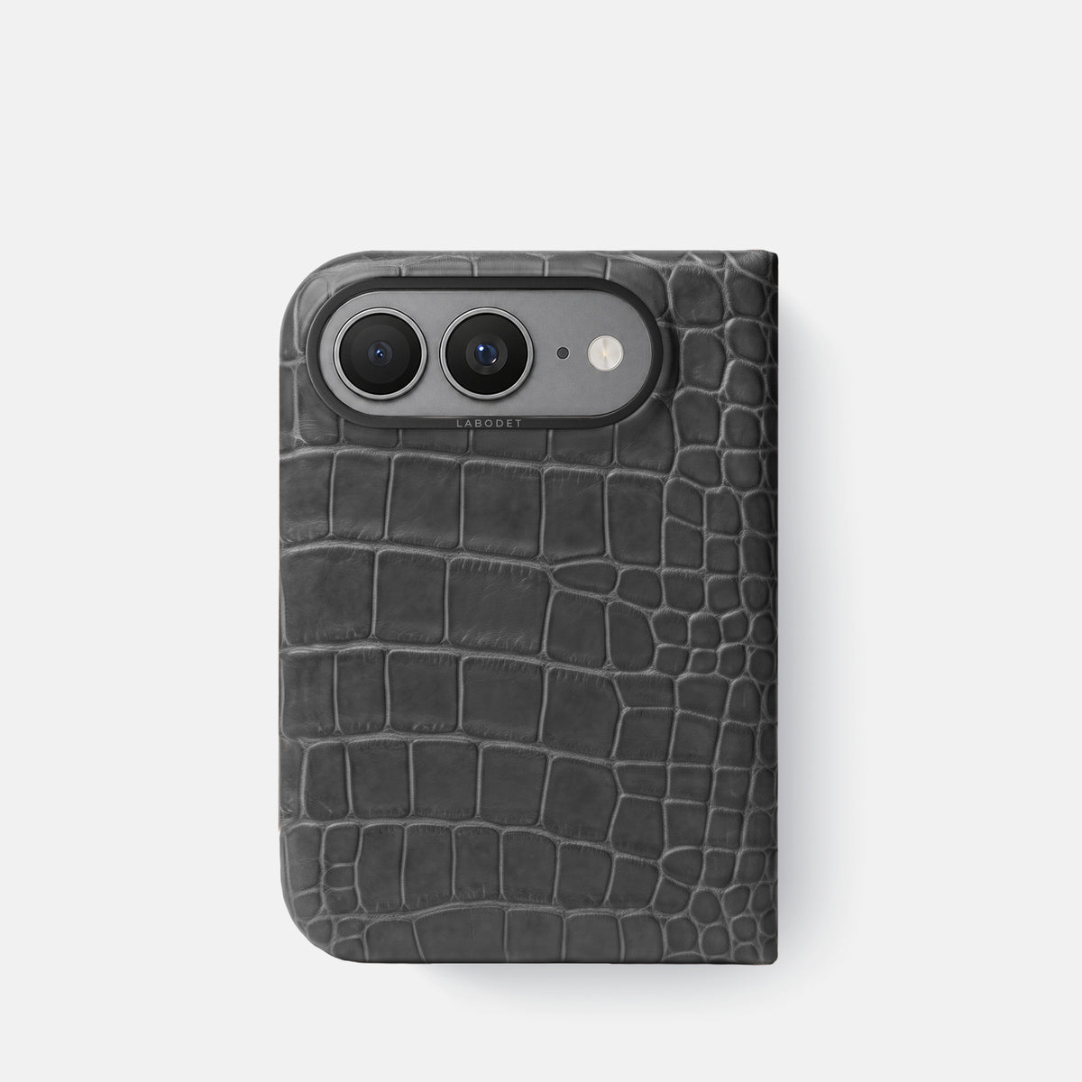 Classic Case For iPhone Ultra In Alligator -1 | Grey-Black