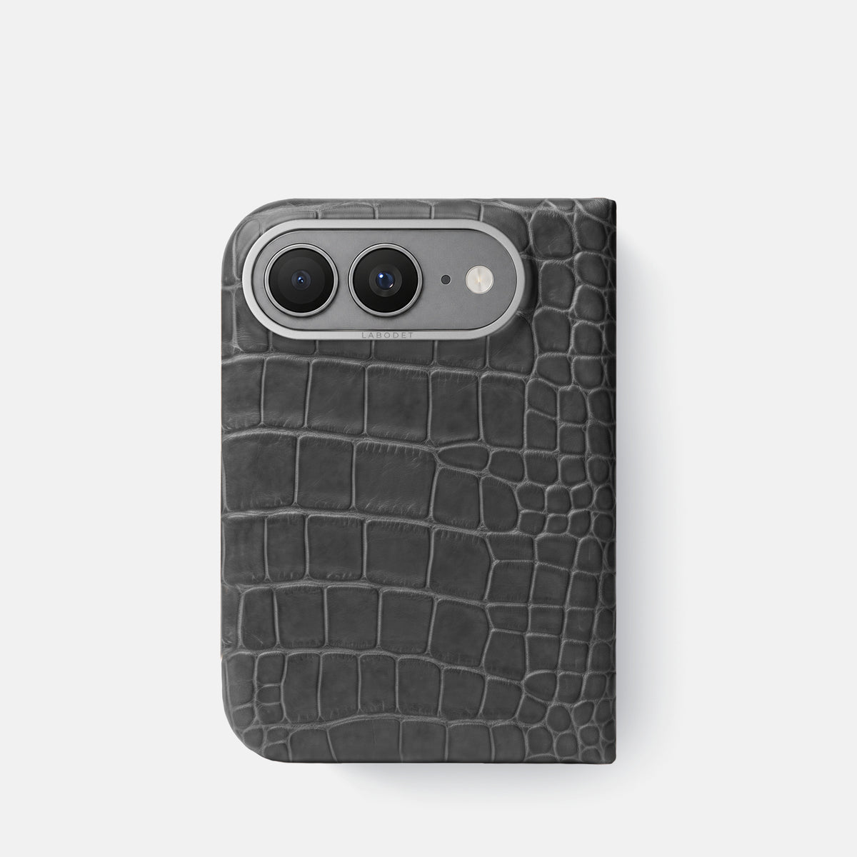 Classic Case For iPhone Ultra In Alligator -1 | Grey-Steel