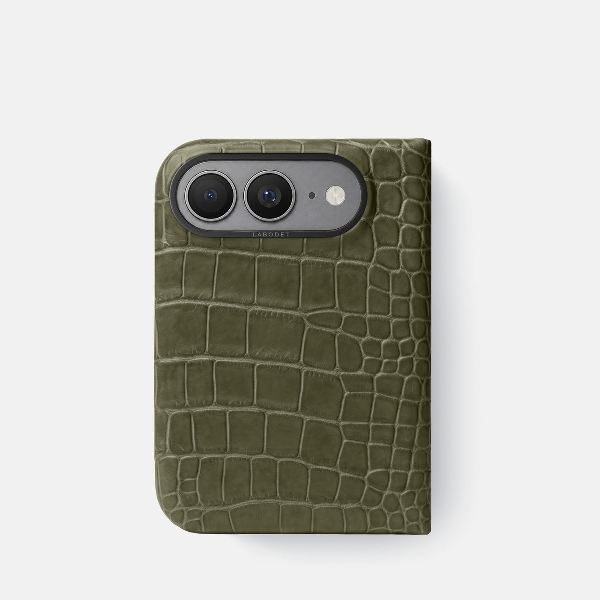 Classic Case For iPhone Ultra In Alligator -1 | Kaki-Green-Black