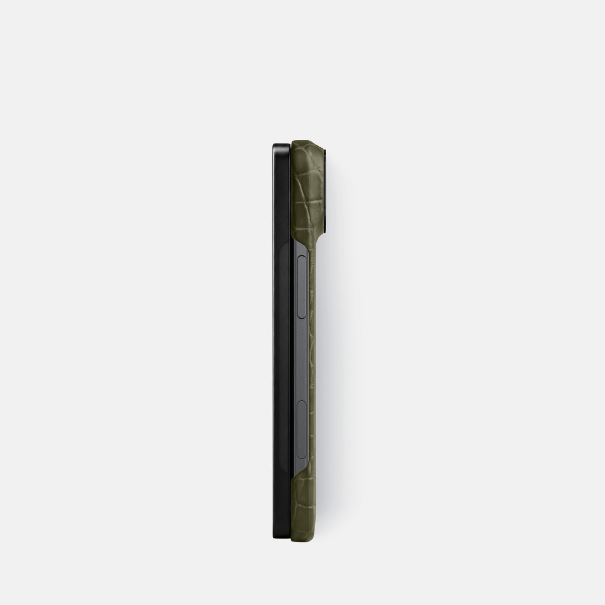 Classic Case For iPhone Ultra In Alligator -3 | Kaki-Green-Black