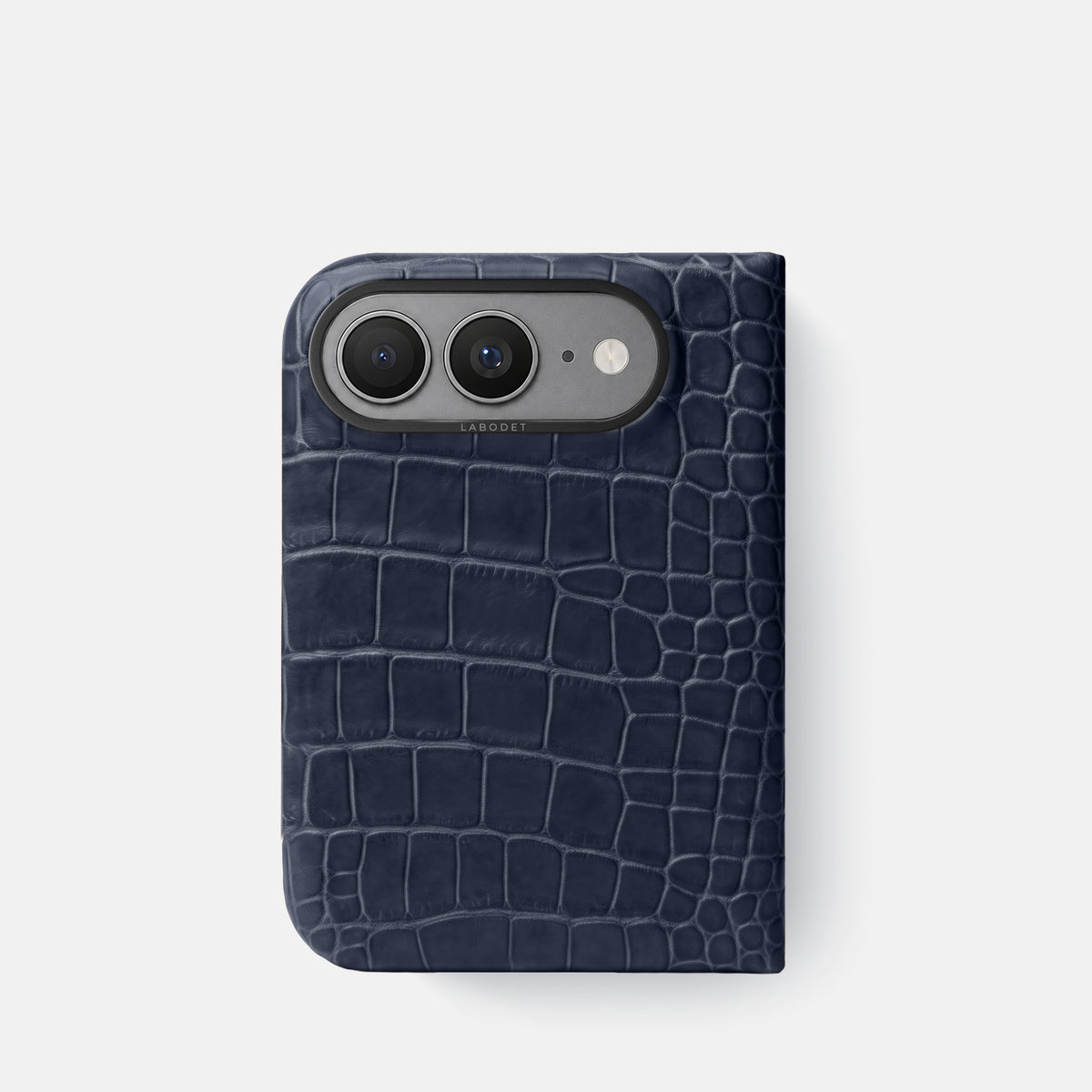 Classic Case For iPhone Ultra In Alligator -1 | Navy-Blue-Black