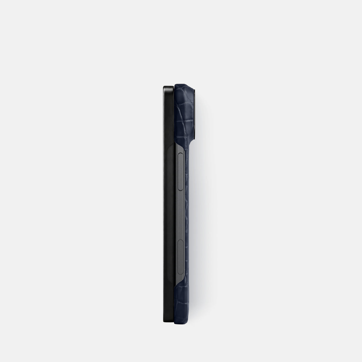 Classic Case For iPhone Ultra In Alligator -3 | Navy-Blue-Black