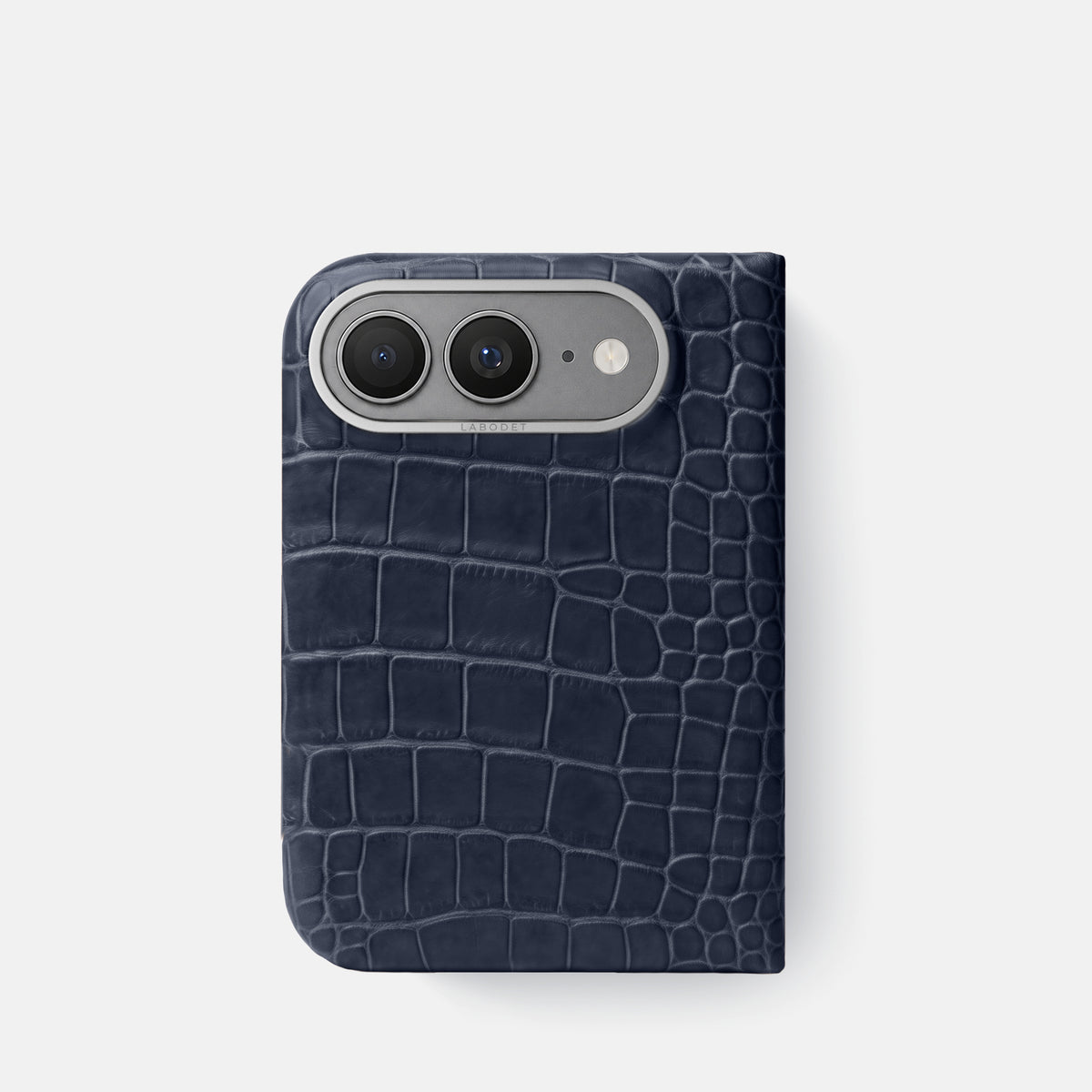 Classic Case For iPhone Ultra In Alligator -1 | Navy-Blue-Steel