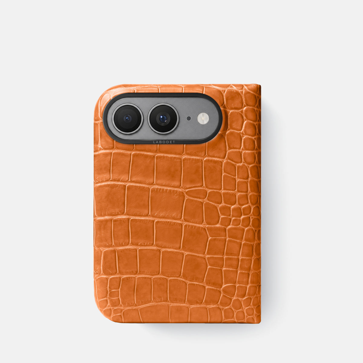 Classic Case For iPhone Ultra In Alligator -1 | Orange-Black