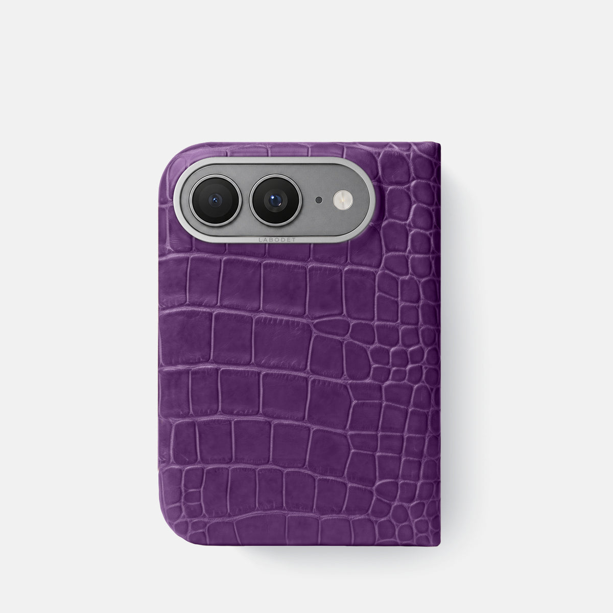 Classic Case For iPhone Ultra In Alligator -1 | Purple-Steel