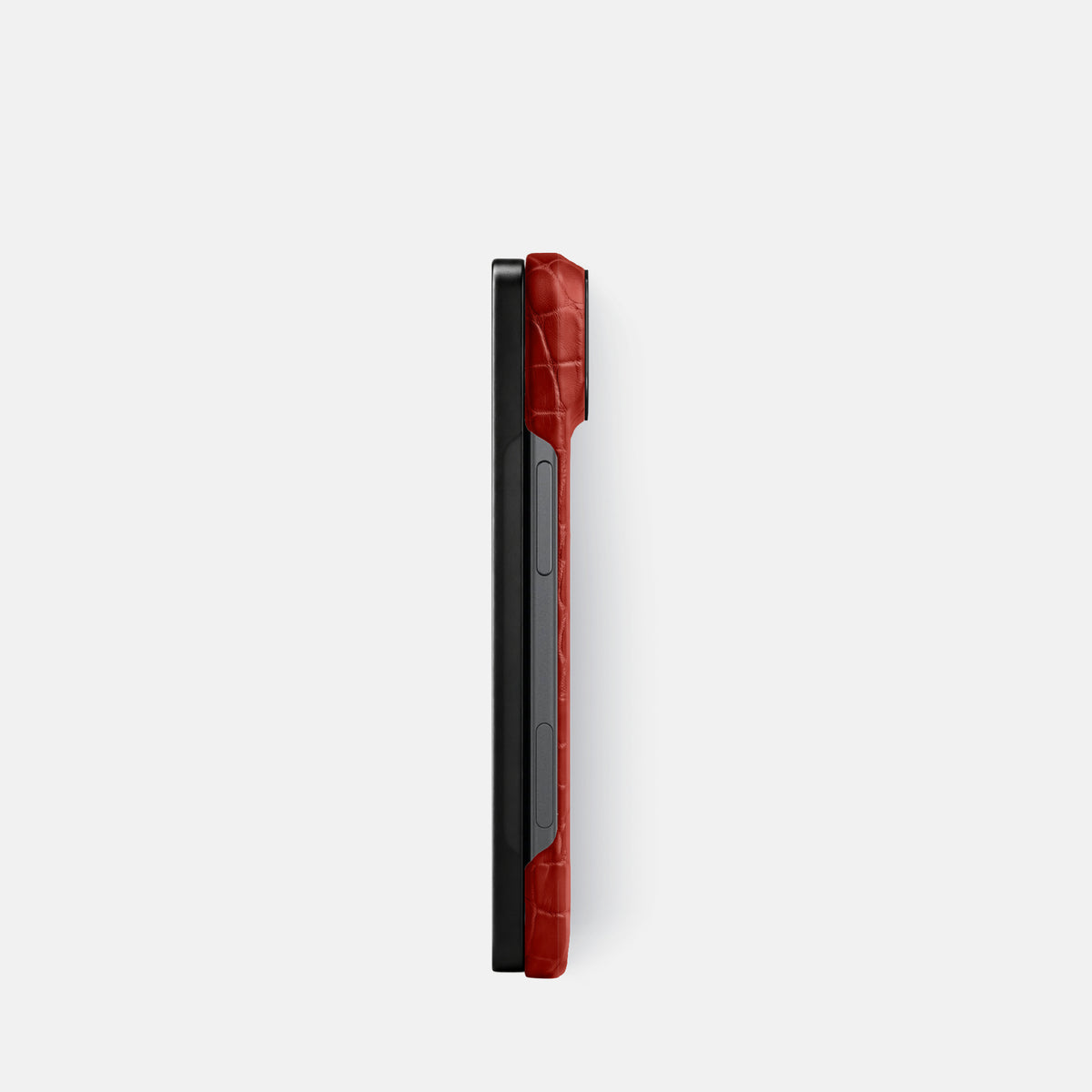 Classic Case For iPhone Ultra In Alligator -3 | Red-Black