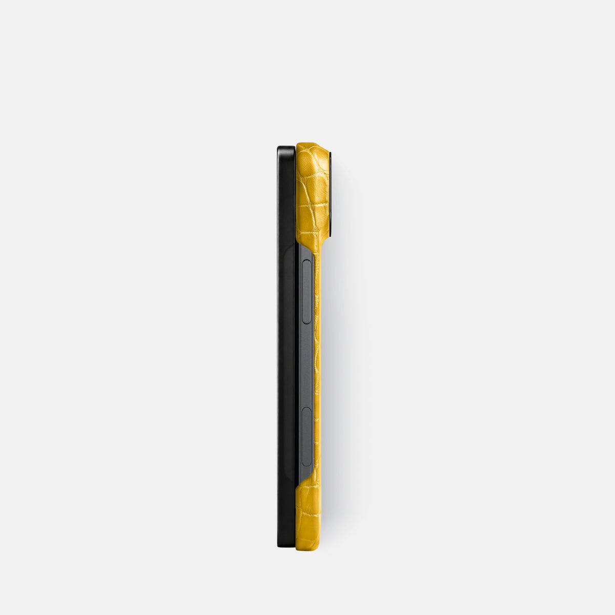 Classic Case For iPhone Ultra In Alligator -3 | Yellow-Black