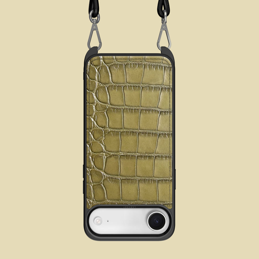 Crossbody Sport Case 1/1 Pistachio For iPhone 17 Air In Alligator