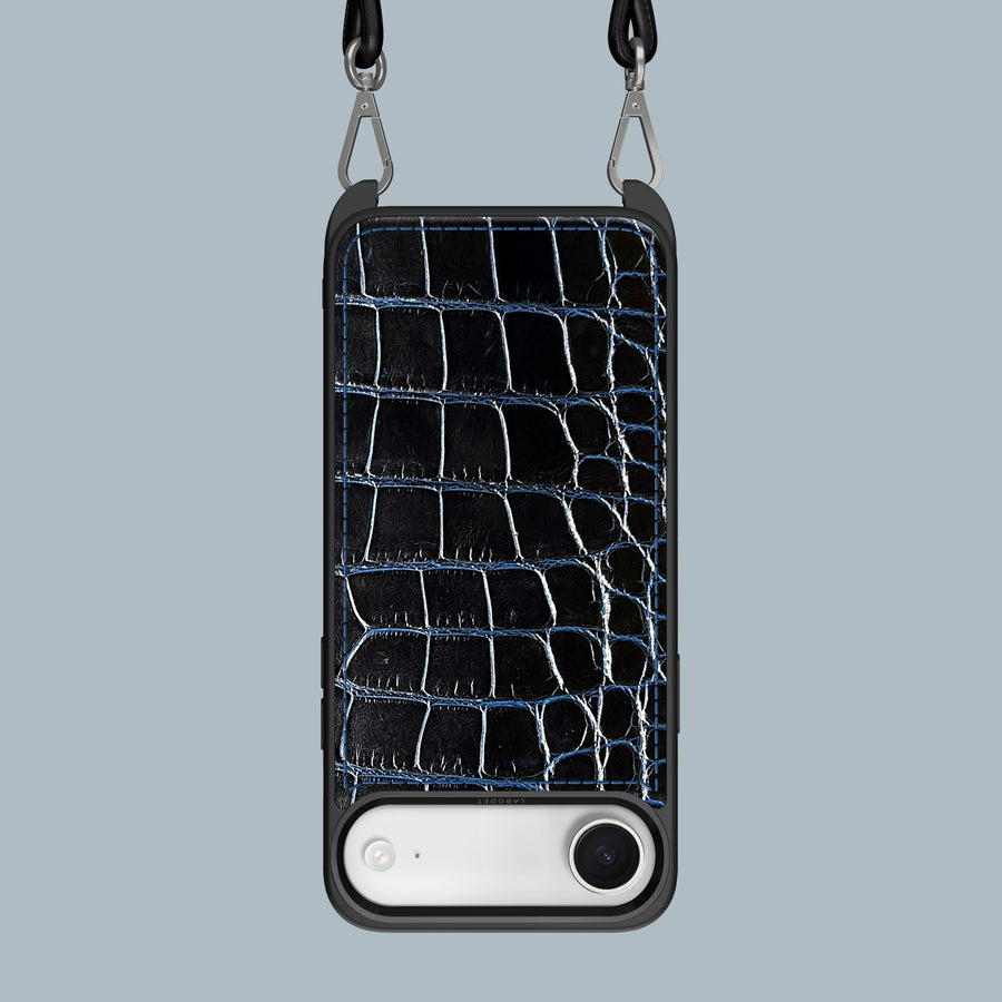 Crossbody Sport Case 1/1 Obsidian-Blue For iPhone 17 Air In Alligator
