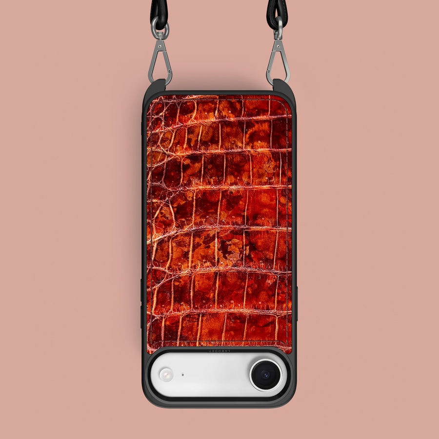 Crossbody Sport Case 1/1 Amber For iPhone 17 Air In Alligator