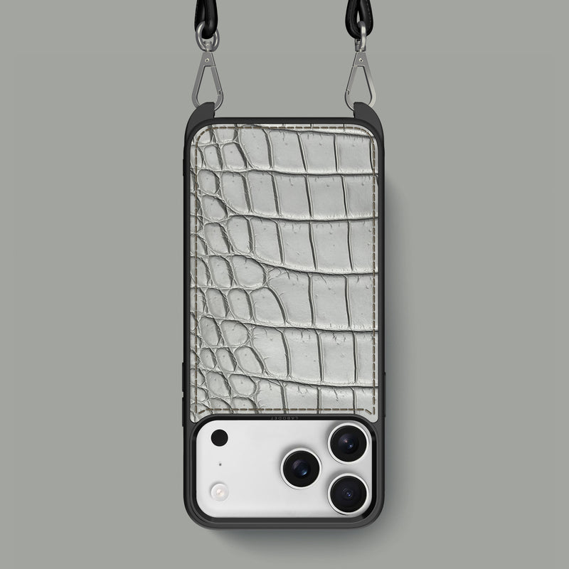 iPhone 17 Pro Max Sport Case 1/1 Grey-Mouse Alligator -1 | Grey-Mouse