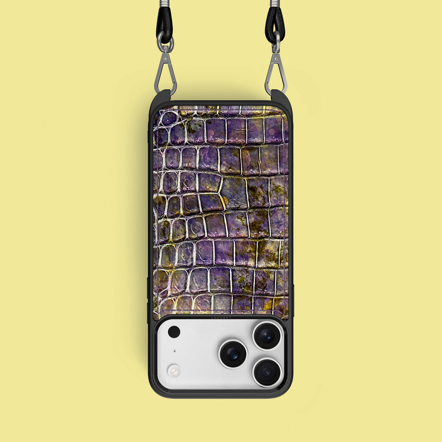Crossbody Sport Case 1/1 Fluorite For iPhone 17 Pro In Alligator