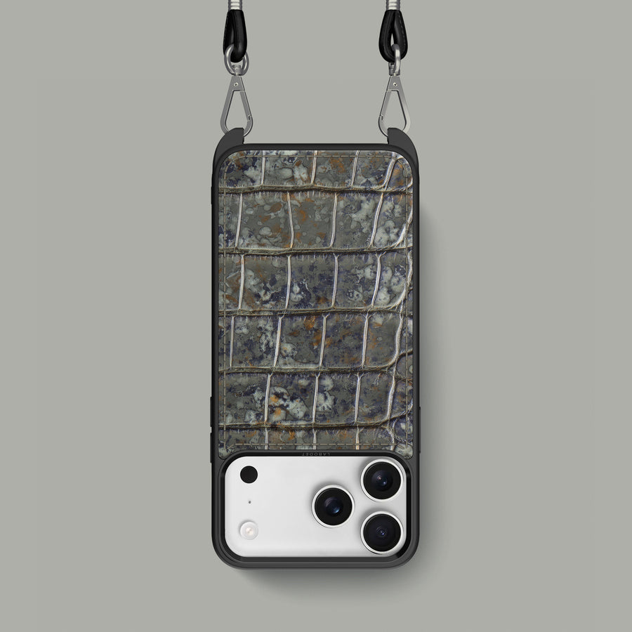 Crossbody Sport Case 1/1 Puddle For iPhone 17 Pro In Alligator