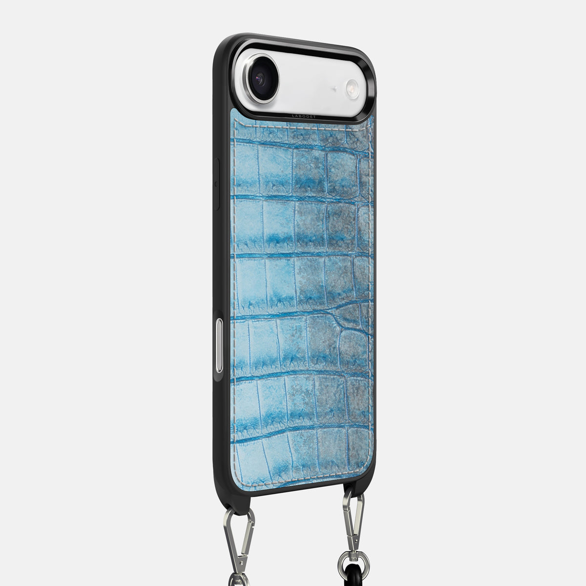 Ice-Blue iPhone 17 Air Sport Case In Himalayan Crocodile -2 | Ice-Blue