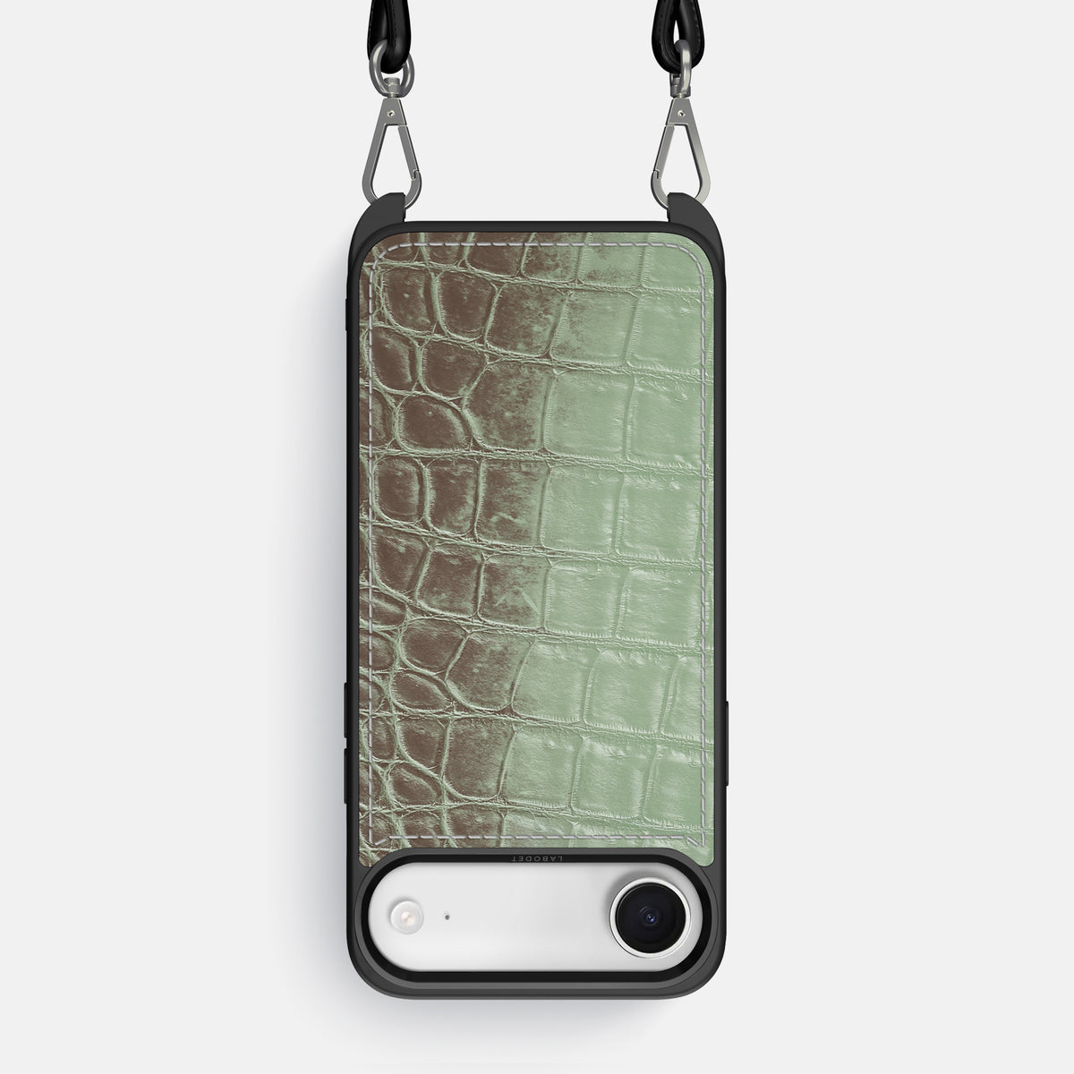 Pistachio iPhone 17 Air Sport Case In Himalayan Crocodile -1 | Pistachio
