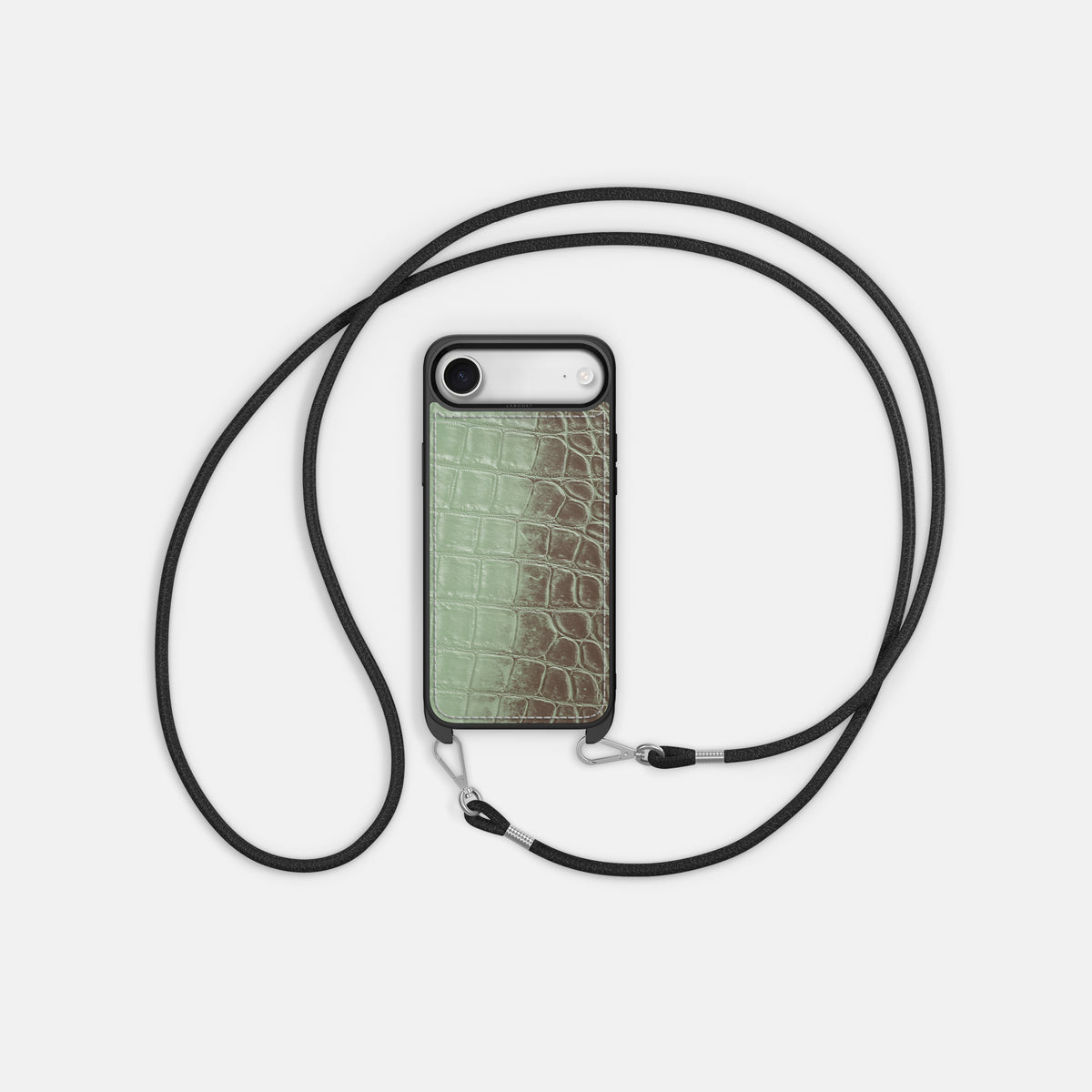 Pistachio iPhone 17 Air Sport Case In Himalayan Crocodile -5 | Pistachio
