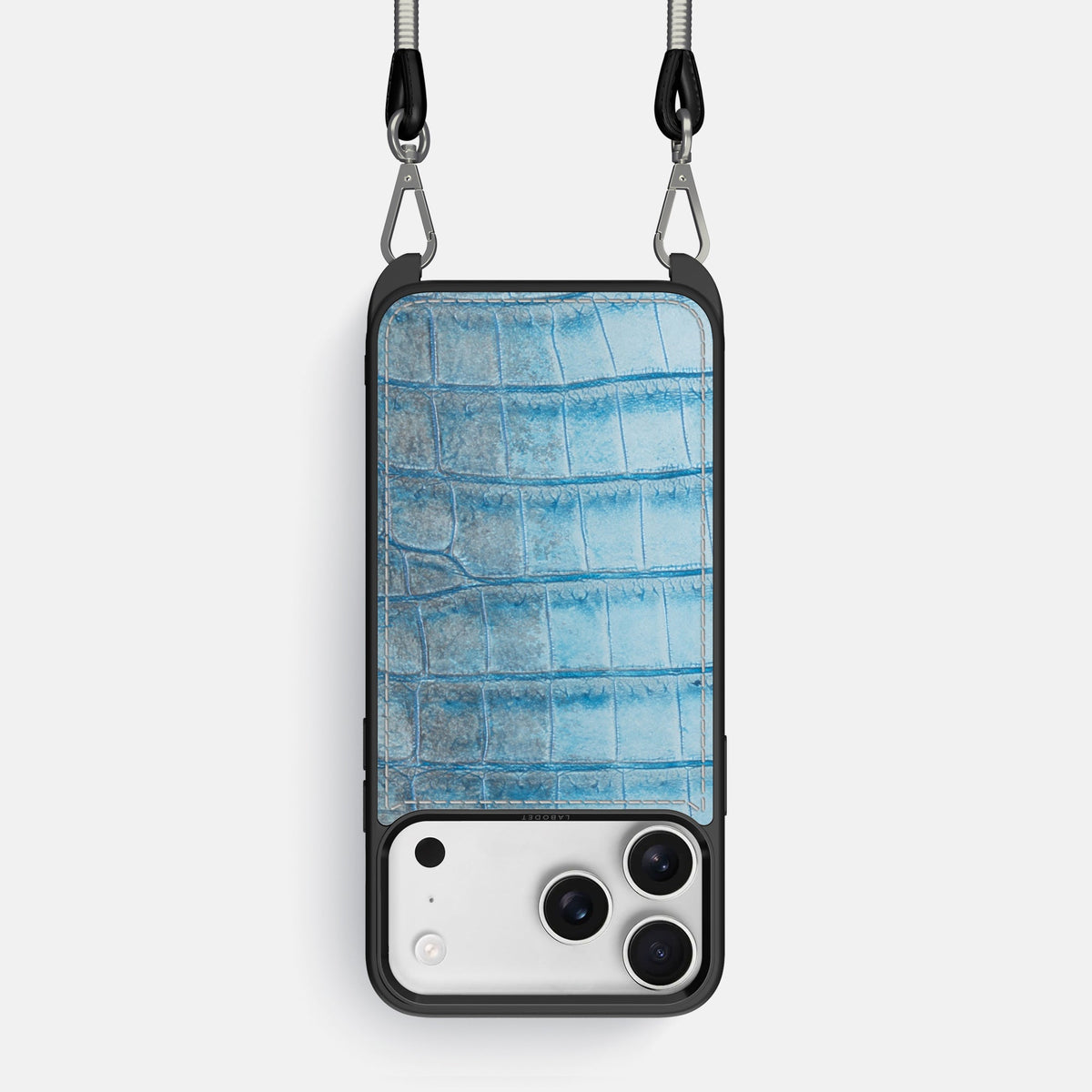 Crossbody Sport Case For iPhone 18 Pro In Himalayan Crocodile -1 | Ice-Blue