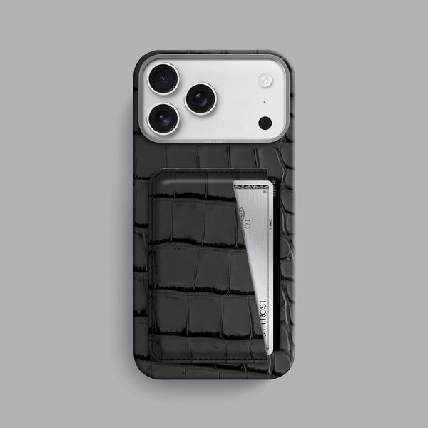 Double Card Case 1/1 Darknight For iPhone 17 Pro Max In Alligator