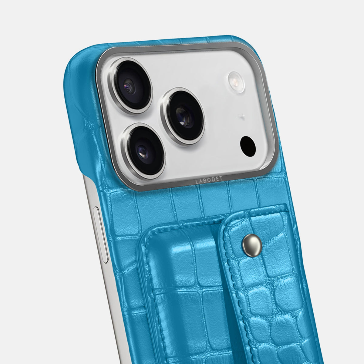 Envelope Case For iPhone 18 Pro Max In Alligator -5 | Curaçao-Blue-Steel