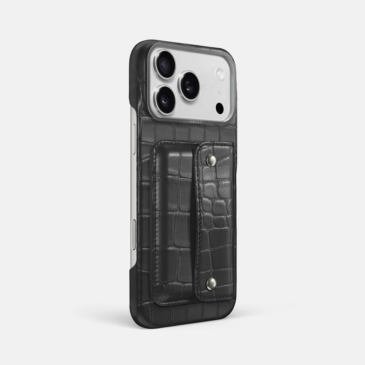 Envelope Case For iPhone 18 Pro Max In Alligator -3 | Grey-Steel