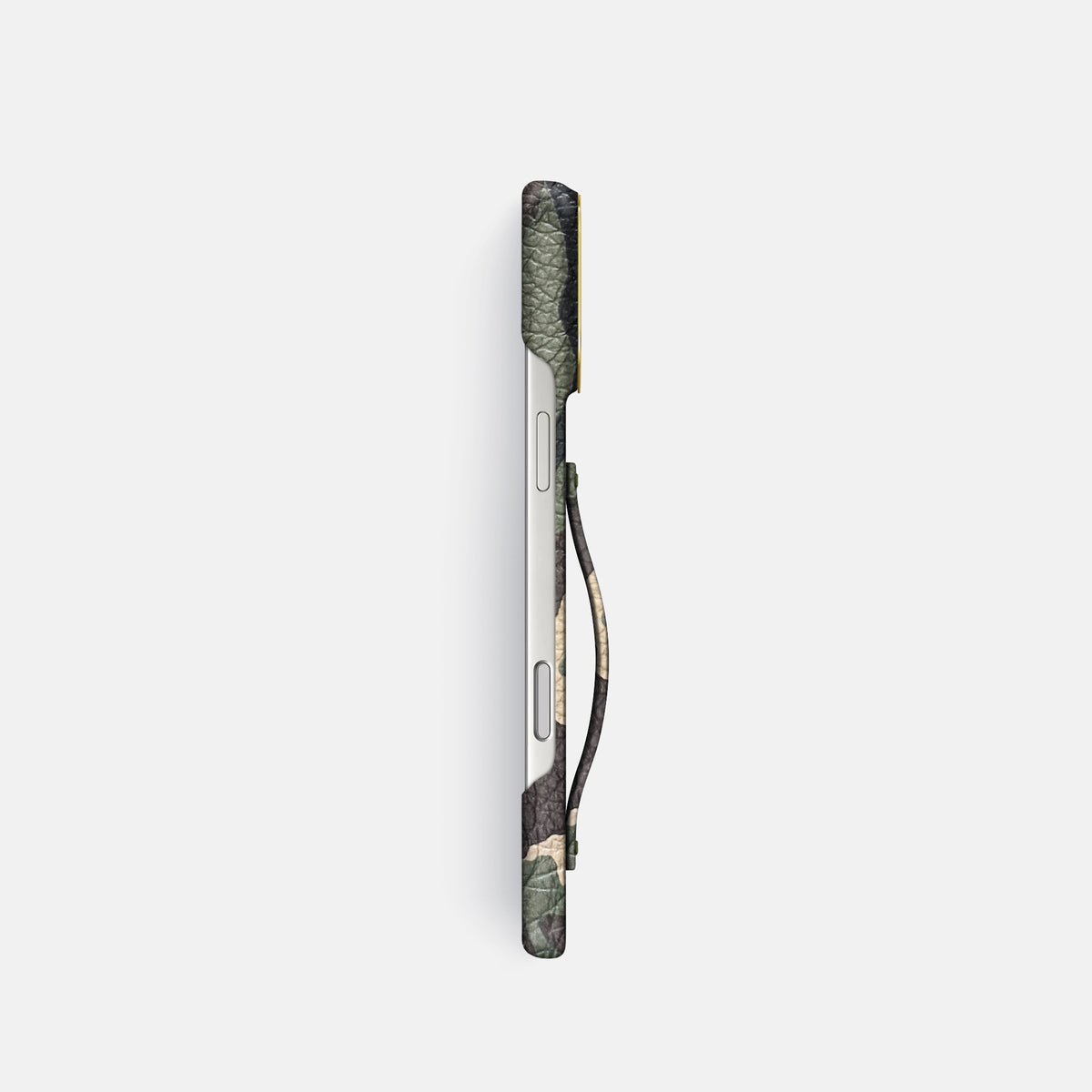 Finger Case For iPhone 17 Pro In Calf -3 | Camouflage-Gold