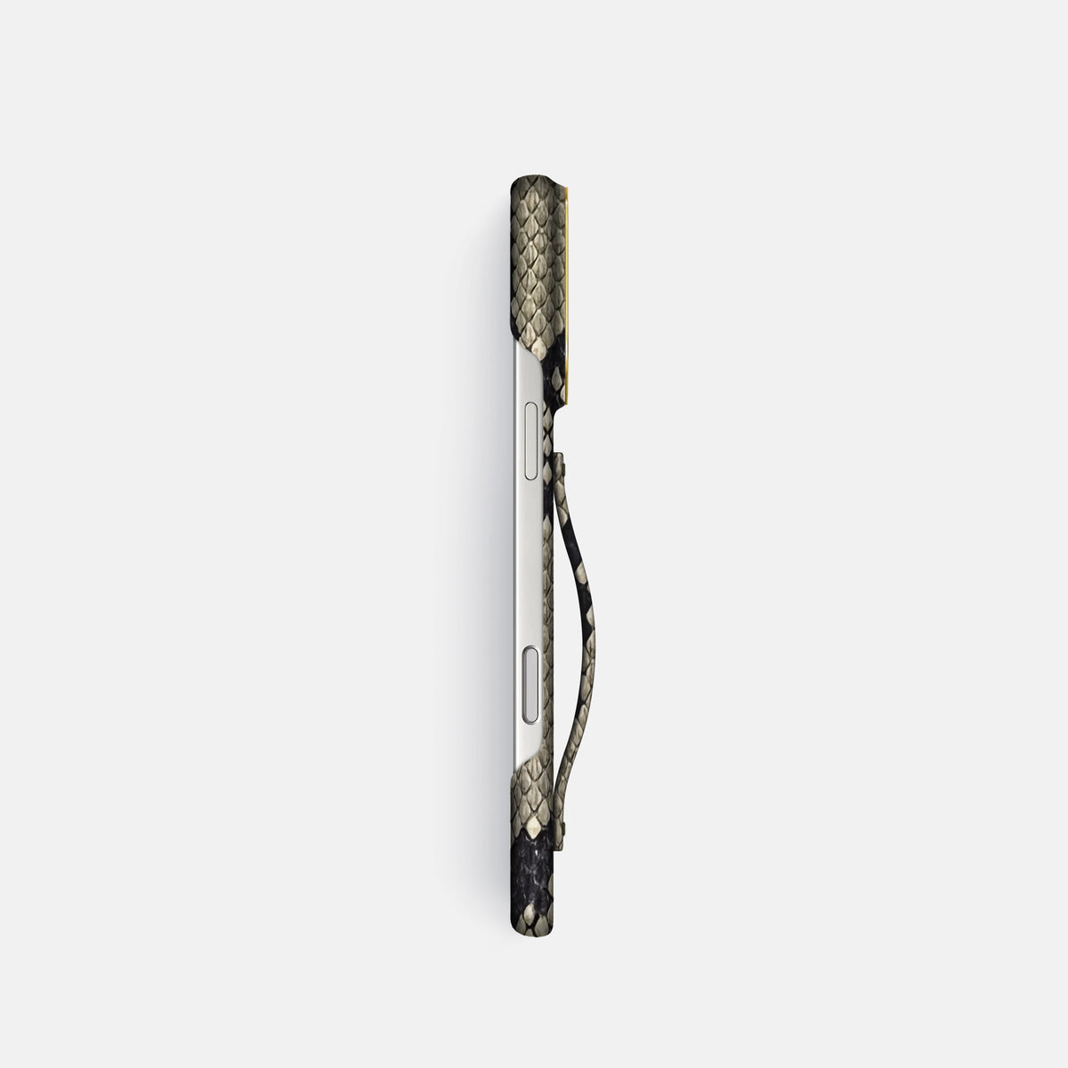 Finger Case For iPhone 17 Pro In Deluxe Python -3 | Savannah-Gold